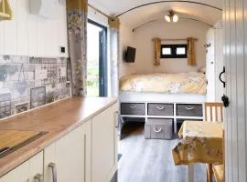 Shepherds hut with valley views