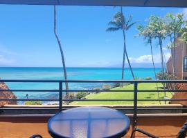 Kuleana Club #710 Oceanfront -1 bedroom & 1 bathroom - 2nd Floor，位于卡哈纳的度假屋