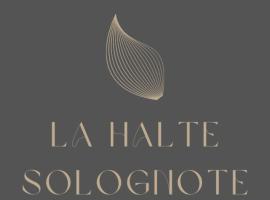 La Halte Solognote - Hôtel Autonome -Restaurant-15min Parc Fédéral Lamotte，位于Brinon-sur-Sauldre的酒店