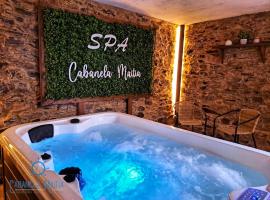 Cabanela Maitia Jacuzzi privado y barbacoa，位于里瓦德奥的酒店