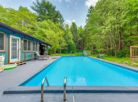 Pocono Cabin with 1-Acre Yard and Private Pool!