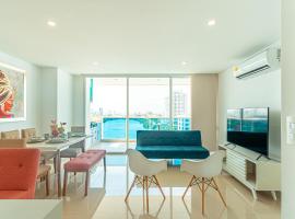 Porto Novo -Spectacular condo Minutes From the Old City，位于卡塔赫纳的酒店