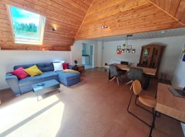 birds-nest Ferienhaus Balkon Waldblick Kamin，位于Darstein的酒店