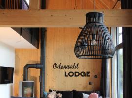 Odenwald-Lodge mit Infrarotsauna und E-Ladestation "Haus Purpur"，位于Reichelsheim的酒店