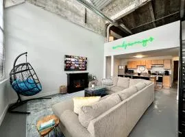 Swanky loft at Historic Peters Cartridge Factory
