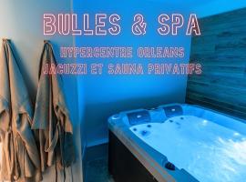 Bulles & Spa Hypercentre Orléans，位于奥尔良的带按摩浴缸的酒店