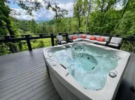 Experience luxury at Smoky Mountain Hideaway, just 5 miles from downtown Gatlinburg