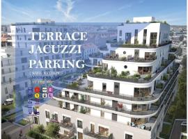 Résidence Abraham-Guest Room 1 LaDéfense U-Arena #Terasse #Fibre #View，位于科隆布的酒店