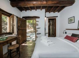 Μilia Mountain retreat，位于Vlátos的酒店