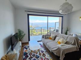 Appartement terrasse spacieuse, vue mer & clim，位于阿雅克修的海滩短租房