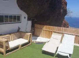 New Cave with pool see view and garden