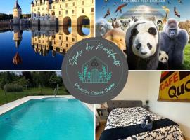 Studio proche Beauval et Châteaux de la Loire，位于Francueil的酒店
