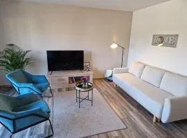 Moderne Wohnung mit Parkplatz und Kaffeevollautomat