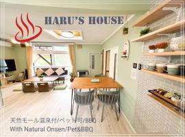 Renewal Haru's House Onsen モール温泉付き，位于白老町的酒店