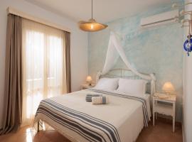 9 Muses Naxos Beach hotel，位于纳克索斯岛卡斯特拉基的酒店