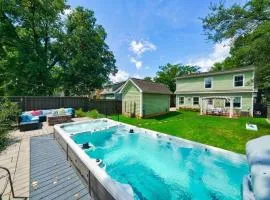 South End Home Pool Spa Firepit Arcade