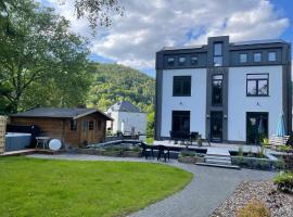 Gîte La Vieille Ferme Chaudfontaine et son jacuzzi，位于绍德方丹的酒店