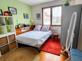 Chambre dans appartement agréable et calme à 15 mn du Centre Ville