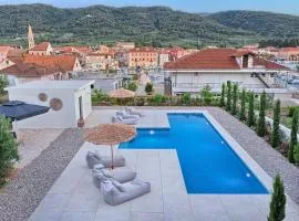 Hvar luxury Villa and pool with view in heart of Stari Grad