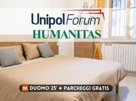 HUMANITAS-FORUM, Casa Accogliente con Parcheggi Gratis