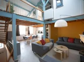 Maison type Loft - avec parking en plein centre