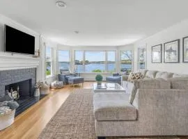 Stunning Waterfront Home with Hot Tub Deck Fire Pits and Office