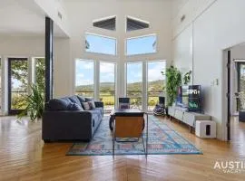 Sunset Waterfront 4BR 2BA w Pool and River Near Lake Travis by Austin Vacay