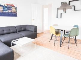 Beautiful 2-bed with large balcony，位于哥本哈根的酒店