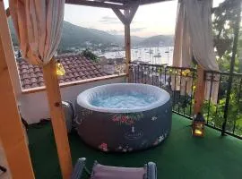 Panoramic view with jacuzzi