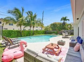 Huge Villa With Heated Pool, Trampoline BBQ，位于迈阿密花园的酒店