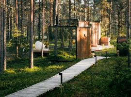 ÖÖD Hötels Laheranna SUME -with sauna，位于Punakivi的酒店