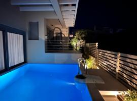 RVG A3 Luxury House with Pool in Portoheli，位于波多河丽的酒店