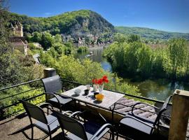 Le Mirador Vue Sur La Dordogne，位于韦扎克的酒店