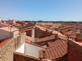 Appartement Argelès vue toits et mer