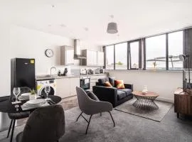 Smart 1 Bed Apartment in Central Wrexham