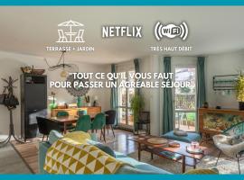 T3 Calme - Idéal Famille & Pros - Parking - Jardin - WiFi - Netflix，位于贝桑松的酒店