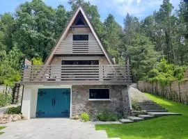 Dom nad Jeziorem Bory Tucholskie Pomost Łódka