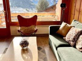 Verbier 2 bedrooms apartment- Scenic view - 6 Pax，位于韦尔比耶的酒店