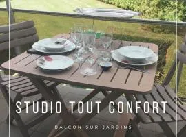 Studio Vue sur Jardins - Tout confort Proche Mer