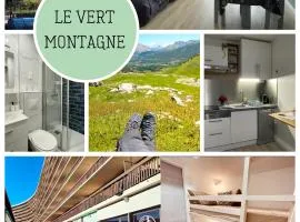 Le Vert Montagne Studio lumineux plein sud