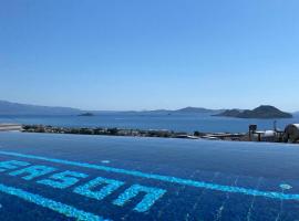 Bodrum eaSon Villa & House 350m2 Full Sea View with Private Infinity Pool，位于博德鲁姆的别墅