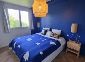 Gite Familial 6 personnes au coeur de la nature - Lit KING SIZE - Vue sur étang à 10mn du TOUQUET