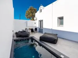 Dazzling Santorini Villa | Villa Luck | 2 Bedrooms | Furnished Sun Terrace with Private Heated Pool | Perissa