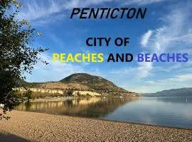 Comfy KING Bed, Large private Basement Suite, Smart TV in Penticton- city of PEACHES AND BEACHES