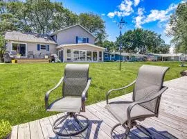 Oshkosh Canal-Front Home with Sunroom and Watercraft!