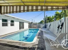 Private house wpool view patio