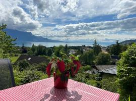 L'Appart Riviera vue panoramique，位于Saint-Legier-La Chiesaz的酒店