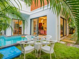 ELIVAAS 4 BHK with Pvt Pool & Jacuzzi bathtub - Laguna Pulse，位于安君纳的酒店