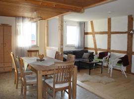 Wohnung in Creglingen mit Terrasse und Garten，位于克雷格林根的酒店