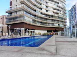 Book Santos - Unlimited - Apartamentos Vista Mar em condomínio de Luxo，位于桑托斯的酒店